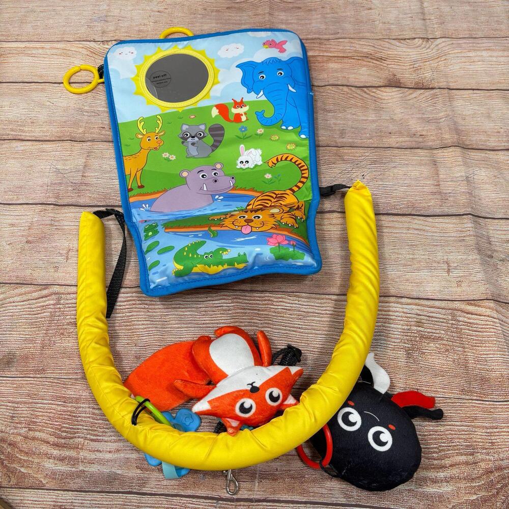 Children's Car Seat Activity Toy with Animal Theme New